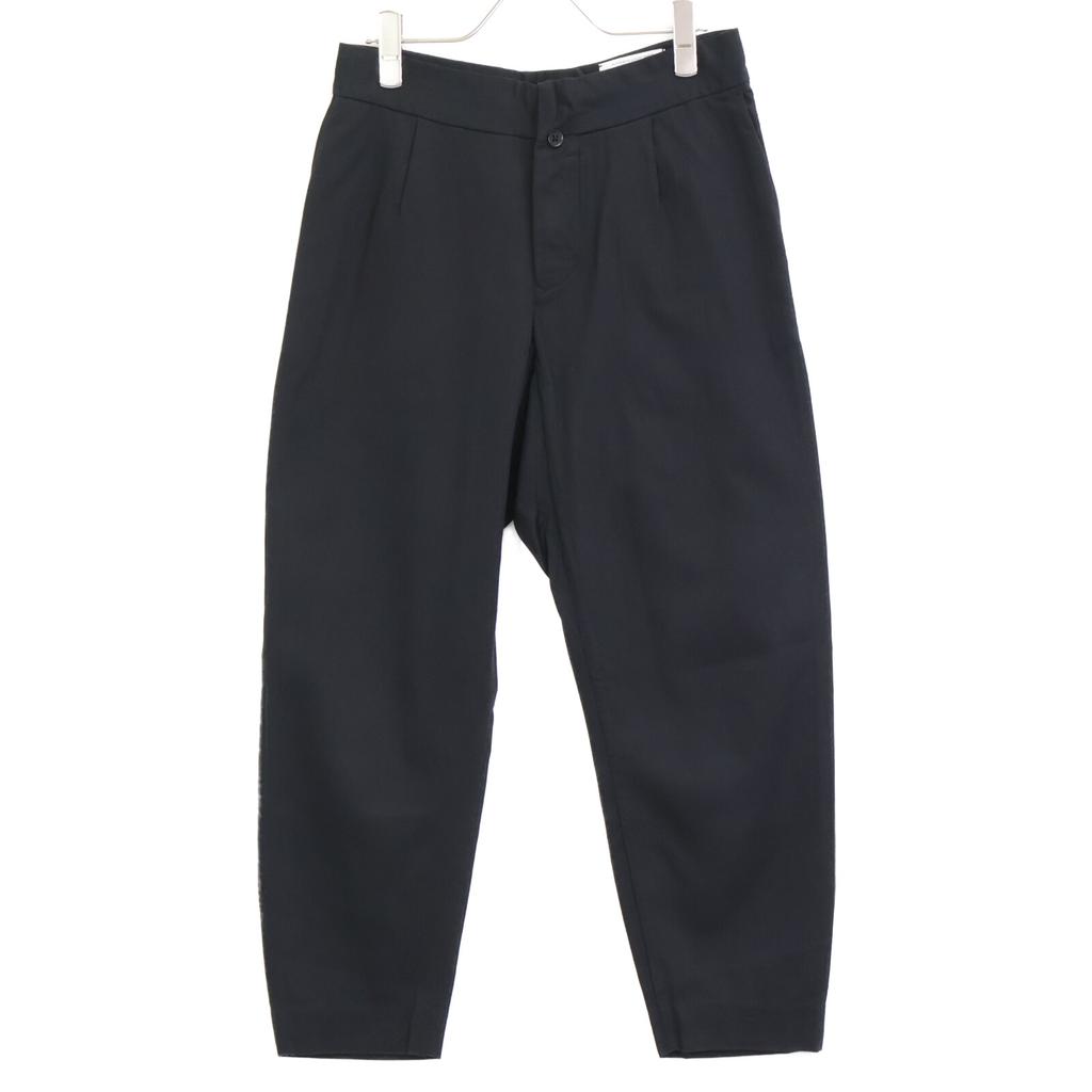 YAECA 97663 Black Silk-blend Cotton Pants Bottoms M blackUsed