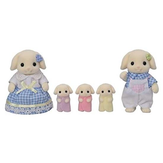 Sylvanian Families Doll Flora Rabbit Family FS-50 ST Mark Certified 3 Years Older Toy Dollhouse EPOCH