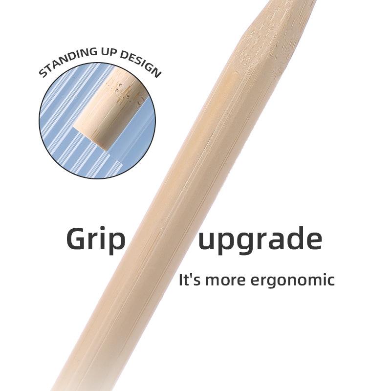 1PC/4PCS Bamboo Toothbrush for Adult,Biodegradable Toothbrush Soft Bristles,10000 Soft Natural Bristle Toothbrush Oral Hygiene