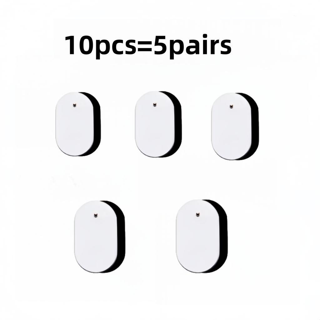Electrode Pads for Tens EMS Muscle Stimulator Patch Massage Patches Reusable Replaceable Physiotherapy Self-adhesive Gel Patches
