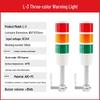 Multi-Tier LED Signal Tower with Foldable 24V Audible and Visual Alarm