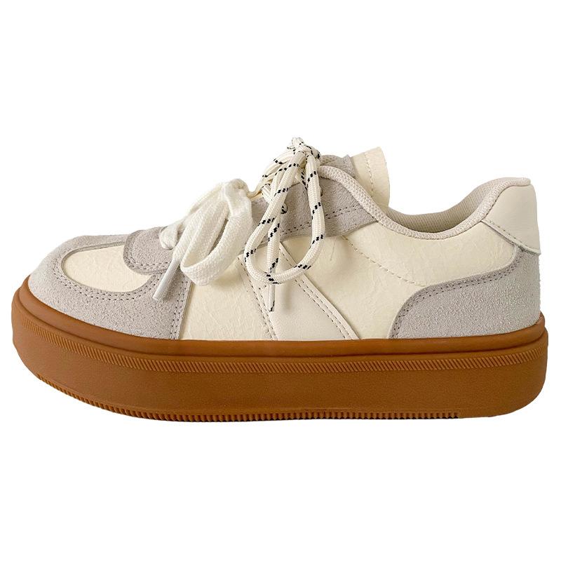 XY-A500 lightweight niche moral training big head shoes women's shoes 2025 new popular board shoes white shoes casual ugly cute