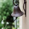 Rustic Birdhand Rattles Villa Yard Decoration Dinner Bell Durable Cast Iron Bird Doorbell  Indoor