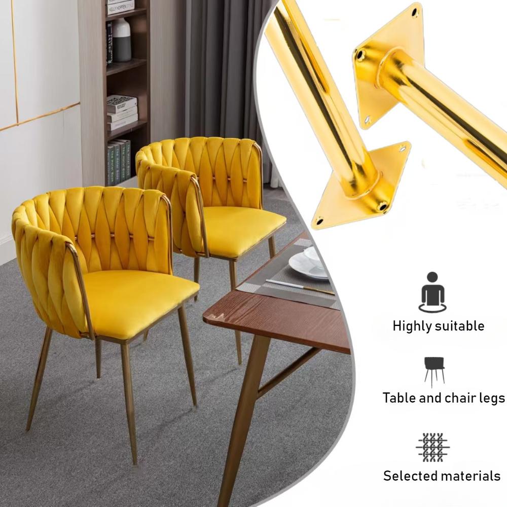 4 piezas de patas de sofá doradas de 45 cm, patas de mesa DIY para marco de mesa, gabinete, patas de sofá ajustables, patas de muebles de soporte para sofá