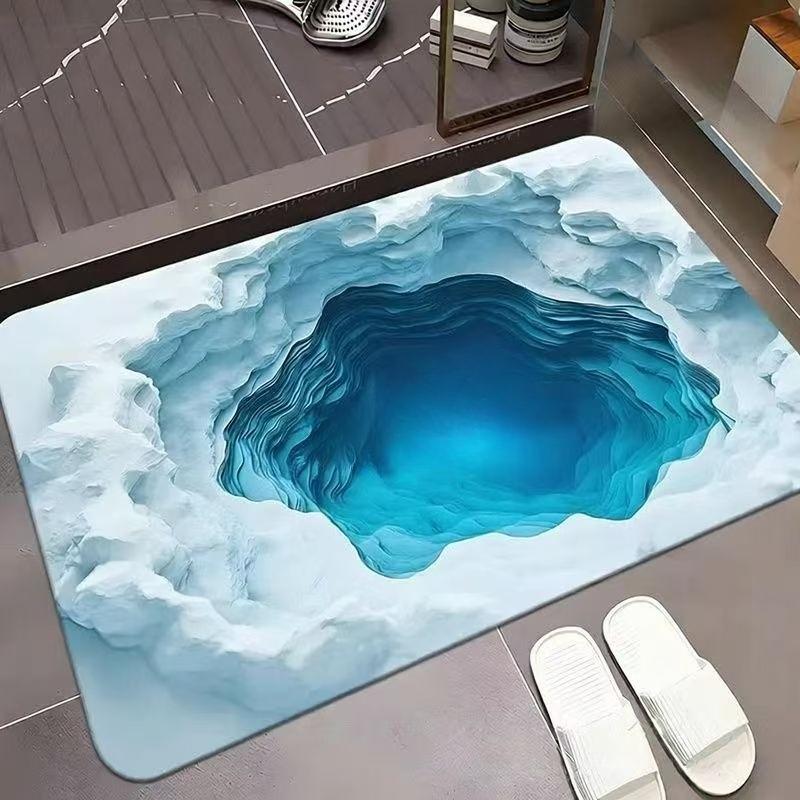 Badezimmer saugfähige Diatomeenerde Toiletten-Türvorleger Toiletten-Bodenmatte Toiletten-Teppich