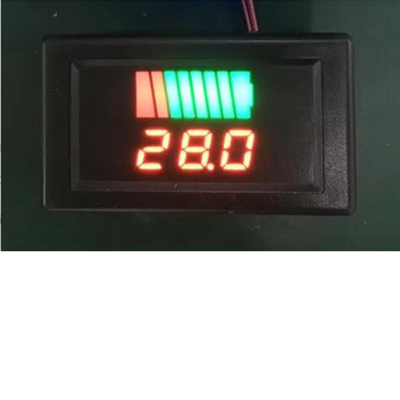 12V 24V 36V 48V 60V מחוון רמת טעינה של מצבר רכב מד קיבולת מצבר ליתיום בודק תצוגה בודק LED וולטמטר