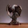 Sculpture Antique Eagle Resin Animal Art Piece For Valentines Decoration Day