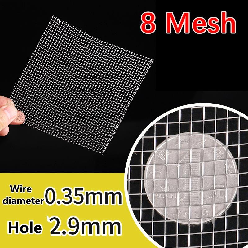 Food Grade 304 Stainless Steel Filter Mesh Home Kitchen Food Bean Powder Oil Filter Net Metal Water Filtration Screen Strainers