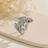 Vintage Silber Farbe Tier Eidechse Ringe für Männer Frauen Trendy Gecko Hip Hop Rock Ring Schmuck Geschenk