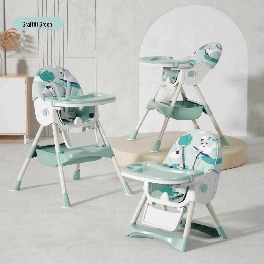 Regulowane Krzesełko dla Dziecka: Krzesełko do karmienia niemowląt i małych dzieci z tacką