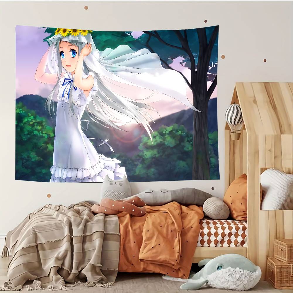 Anohana The FlowerWeSawThat Day Tapestry Customizable Tapestries Of Various Styleswall Hangings Celebrity Photo Printing