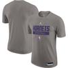 Jordan T Shirts Men's Gray Crew Neck Moderate DR6455-063