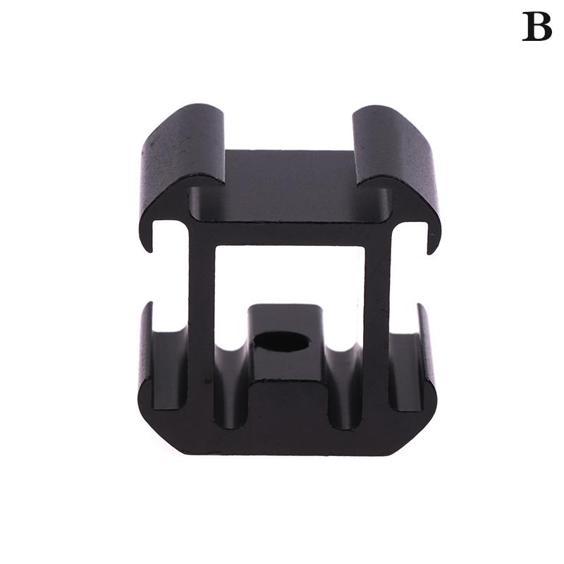 Camera Three-Head  Shoe Mount Adapter Dual Screws Bracket Stand Holder