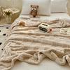 Ultra Soft Taffeta Throw Blanket Lightweight Multifunctional Plaid For Sofa Bed Napping Cozy Warm Solid Color Blanket All Season