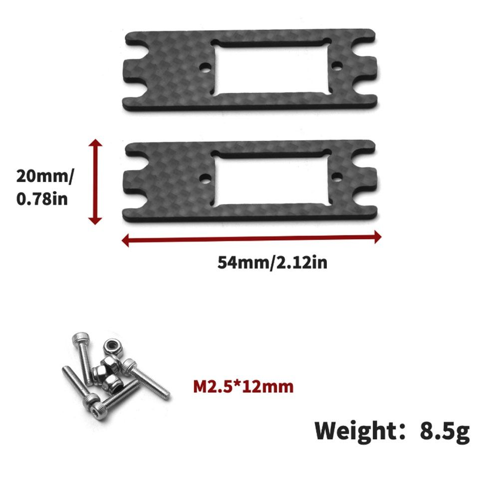 2Pcs/Set Easy Installation Servo Adapter Plate for VP VS4-10/VS4-10 Pro 1/10 RC Car Tracked Vehicles