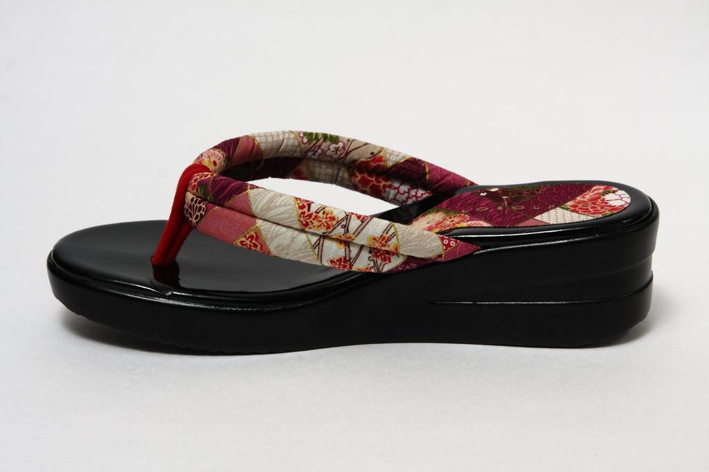 pattern that go well with everyday wear and easy to walk urethane made in L size [Hasegawa] "Japanese sandals" yukata, in, sole, Japan, purple,