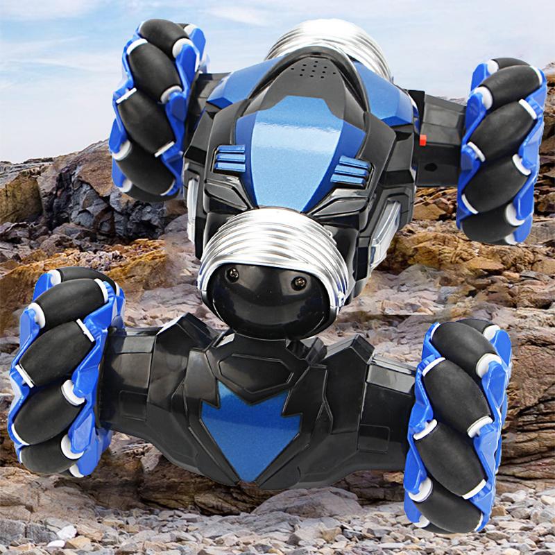 Nowy wykrywający gesty zdalnie sterowanym samochodowym oświetleniem samochód kaskaderski Twist pojazd terenowy przerzucanie o 360 stopni dwustronny obrót dryf zdalnie sterowana zabawka prezent