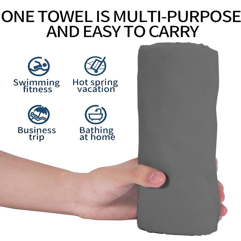 Quick Drying Towel, Lightweight Microfiber Sports Towel for Swimming, Beach, Camping, Gym, Yoga, Fast Dry Bath Towel Home