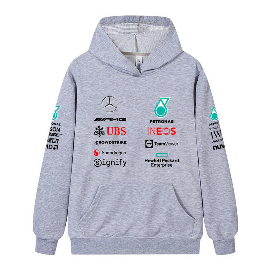 Red Bull חליפת מרוצים F1 המילטון ג'ורג' ראסל קפוצ'ון מדים קבוצתיים