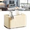 Tissue Box Holder Large Opening Auto Lifting Spring Home Tissue Dispenser for Bathroom Vanity Countertop
