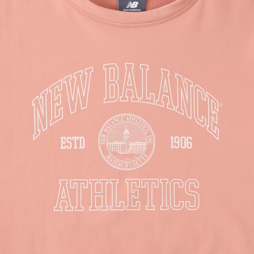 Moisture Graphic Sweat Crew ABT45504 LSW [New Balance] Kids' Wicking, Quick-Drying (ABT45504) Kids' Dry, Quick-Drying (Light Sparrow)