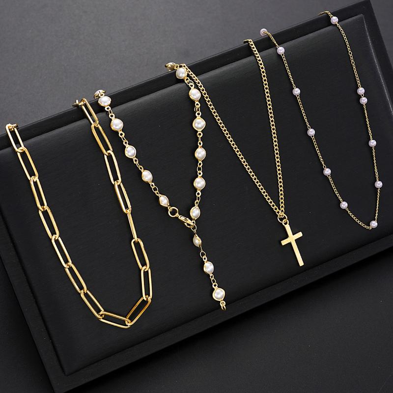 [HF]#1Pc Bohemian Flower Pendant Tassel Necklace Set For Women Y-Shaped Long Chain Necklace Personalized Trendy Accessory