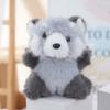 Small Raccoon Plush Toy Car Seat Decor With Pp Cotton Filling For Kids And Gifts