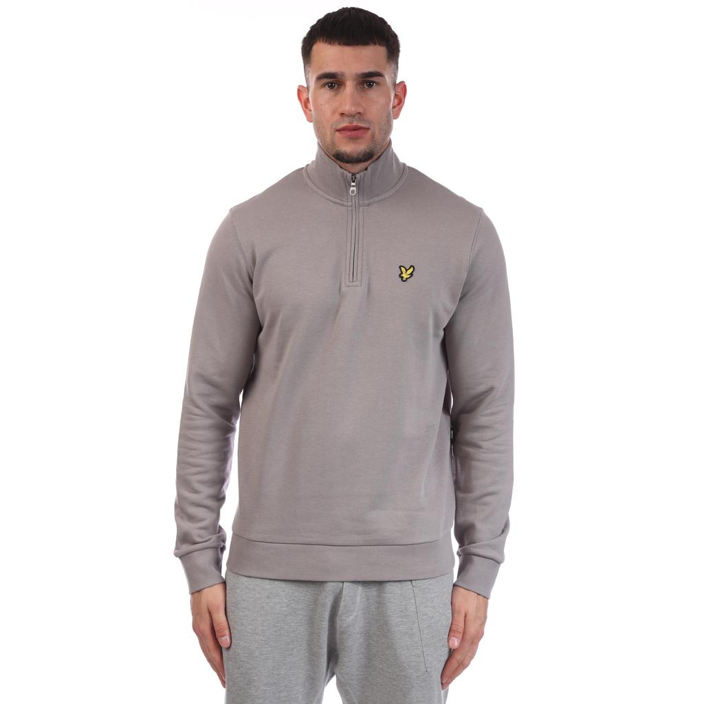 Lyle & Scott Mens Loopback Quarter Zip Sweatshirt