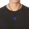 [KOAI] Lapis Lazuli Plate Adjustable Length Power Stone Necklace for Women and Men