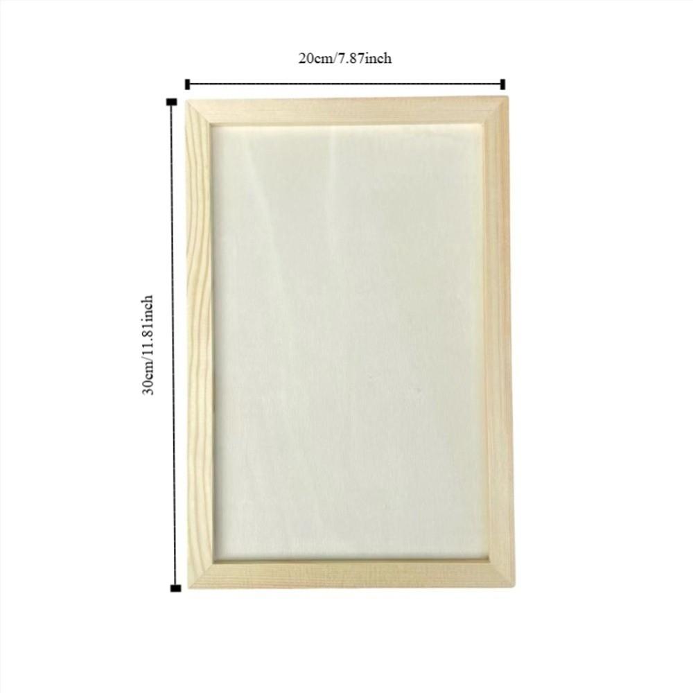 Wooden Picture Frame Multi Size Wooden Photo Holder Art Puzzle Holder  Children Painting Drawing