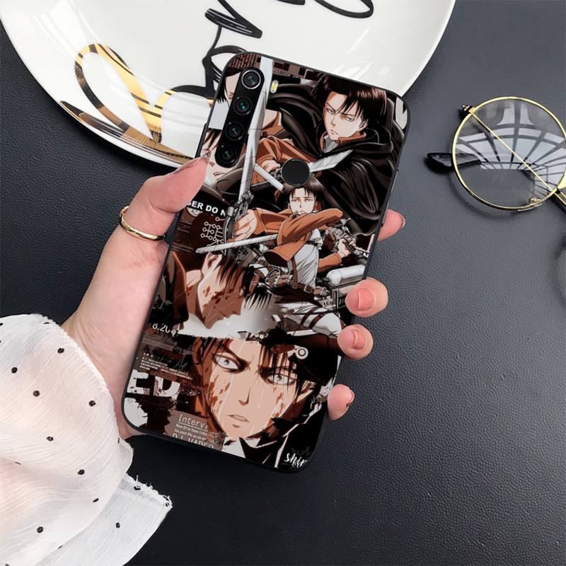 Attack On Titan japanese anime Phone Case For Xiaomi Redmi note 7 8 9 t max3 s 10 pro lite coque shell cover funda