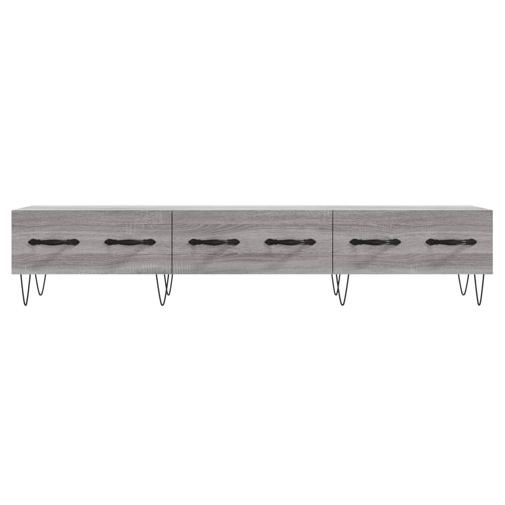 vidaXL TV-Schrank Grau Sonoma 150x36x30 cm Holzwerkstoff