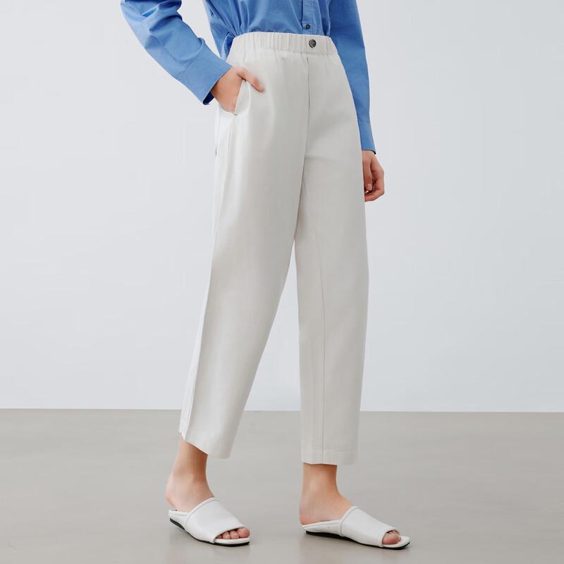 

Elva Island Women s Straight-Leg High-Waist Long Pants XS