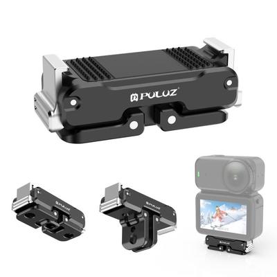 Pentru DJI Osmo Nano / Action 6 PULUZ Suport de Bază Magnetic Metalic cu Eliberare Rapidă (Negru)