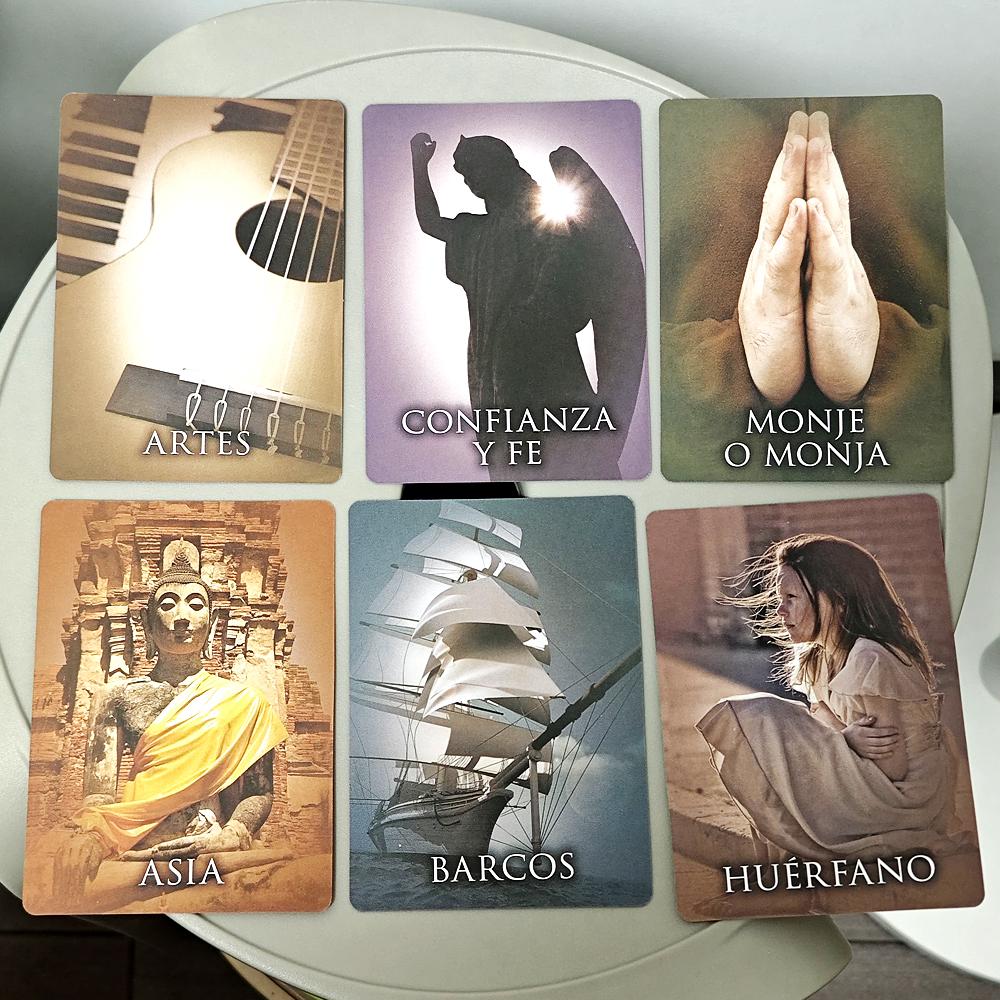 Past Life Oracle Deck 44 Pcs Oracle Cards Spanish Language Edition 10.4*7.3cm