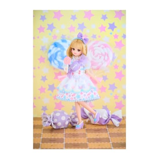 Takara Tomy "Licca-chan Doll LD-09 Sweet Candy" Dress-up Doll Pretend Play Toy Ages 3 and up