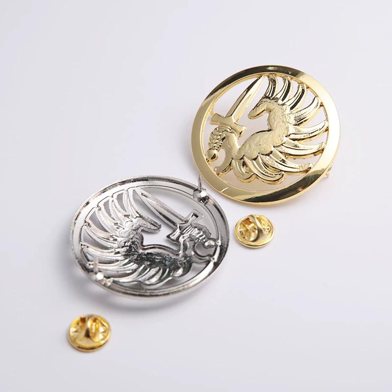 Berretto da Paracadutista della Legione Straniera Francese Emblema Replica Spilla Metallica Distintivo da Spalla Spada Alata Aerotrasportata Distintivo Commemorativo