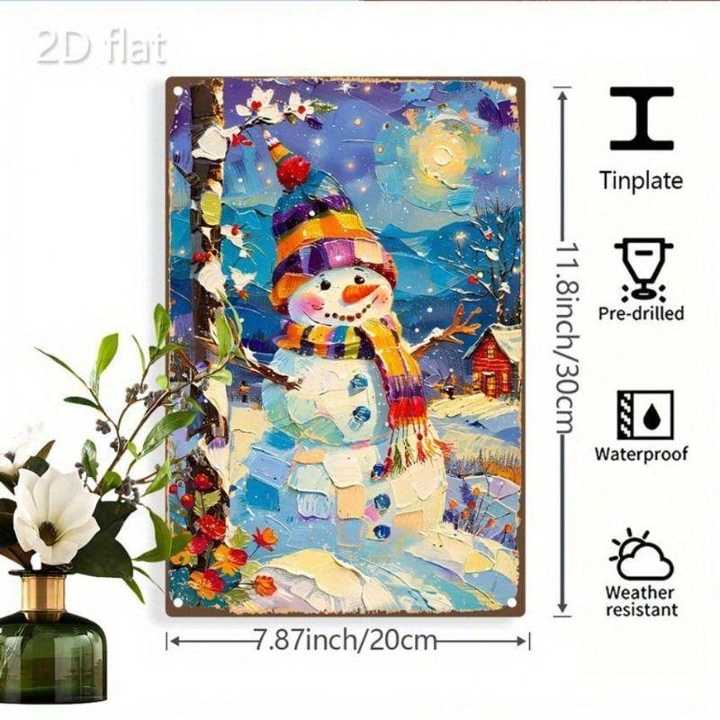 

Vintage Metal Wall Art Sign Tin Plate Retro Poster Home Room Decor 20x30cm