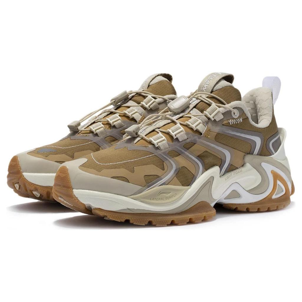 Li Ning Cat Paw X Claw ACE Low top Running Shoes Women's Bone Brown ARYR018-9