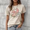 Dinosaur t-shirts women designer Y2K harajuku t shirt girl graphic anime designer clothes