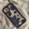 vintage Hand Painted Flower Phone Case for Iphone 15 X XS XR Shockproof Case for IPhone 16 8 Plus SE2 13 12 11 14 Pro MAX Cover