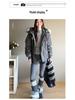 Women's Gray Woolen High-Waisted A-Line Slimming Winter Shorts 2025.