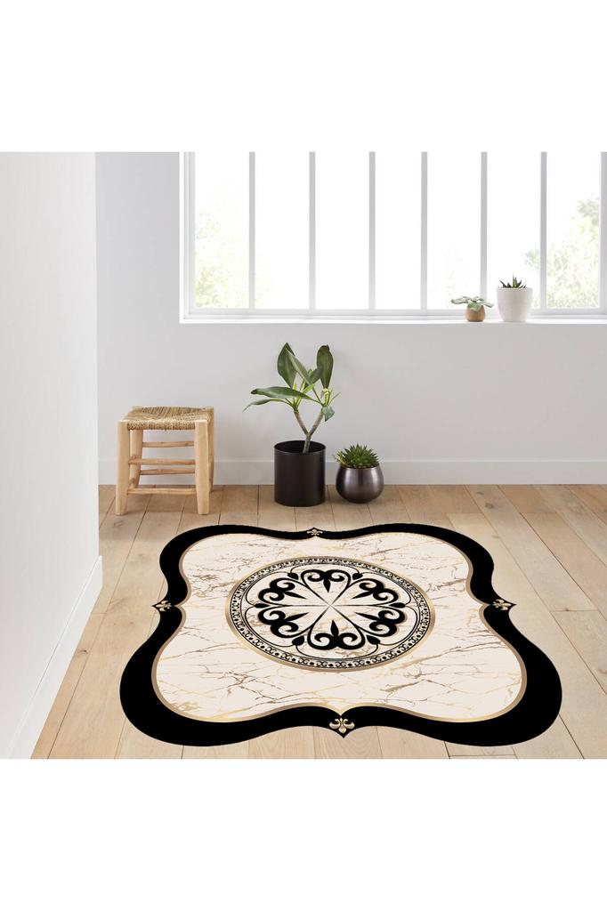 Rovigo Home Pratelný kulatý tištěný koberec RHM7026