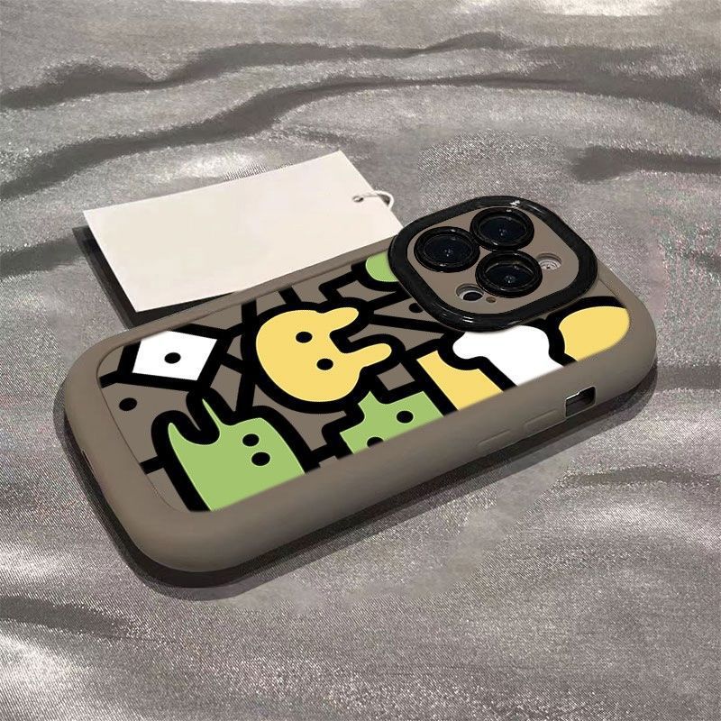 Fun Abstract Animal Suitable for Iphone15promax New Style 14 Apple 13 Mobile Phone Case 16pro Couple 12