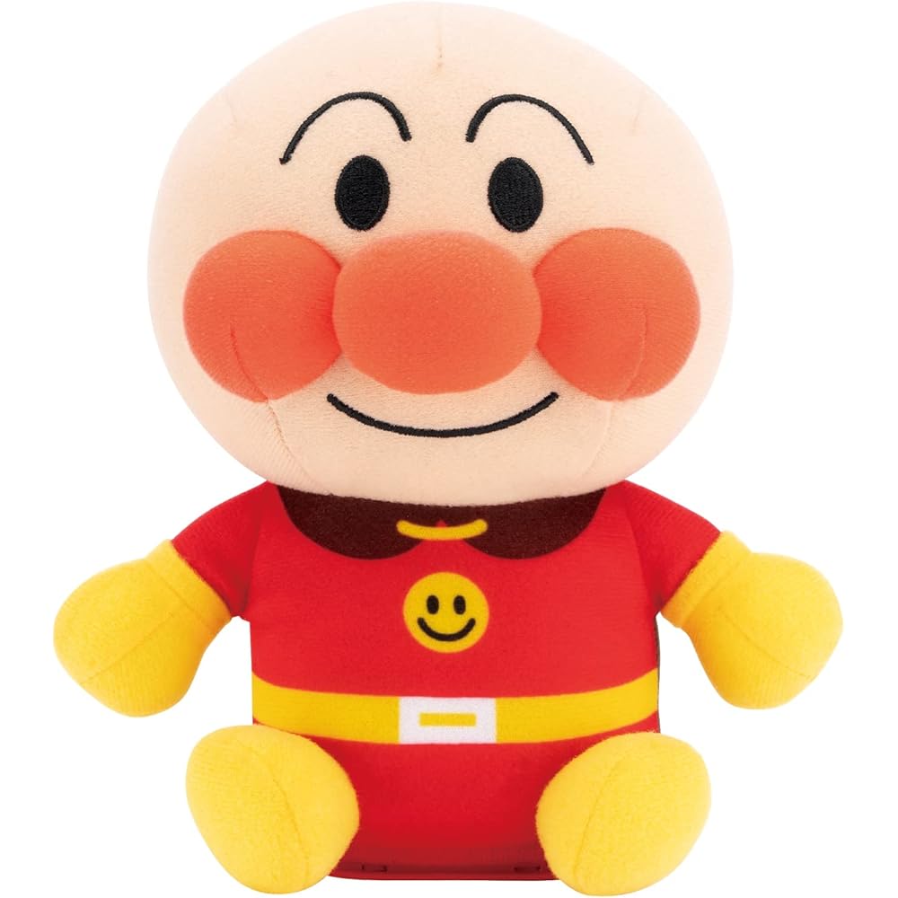 

Bandai Anpanman Piyokopyoko Plush Toy Age 2 and Up Soft and Cuddly Character Doll