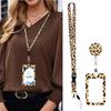 Retractable Lanyard Badge Holder Card Holder with Lanyards Retractable Keychain Badge Holder for Office School Hospital