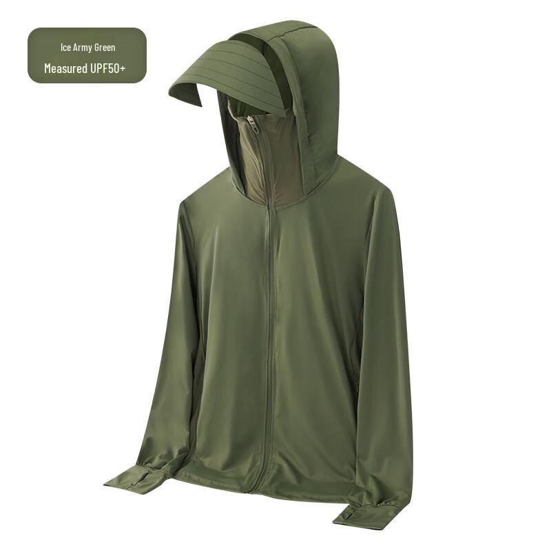 

WEZHO Men s UPF 50+ Outdoor Breathable Sun Hoodie
