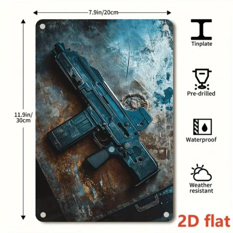 Retro Beer Metal Wall Art 20x30cm