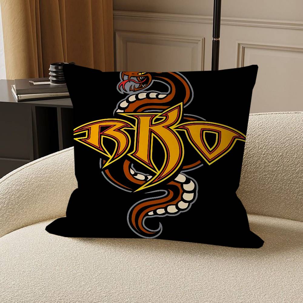 LOGO RKO Pillowcase Toon Gift Cushion Cover Bedroom Home Sofa Chair Seat Decor Pillow Case