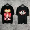 2 Seiten WASP Band Schwarzes Baumwoll-T-Shirt Alle Größen S-5XL Unisex